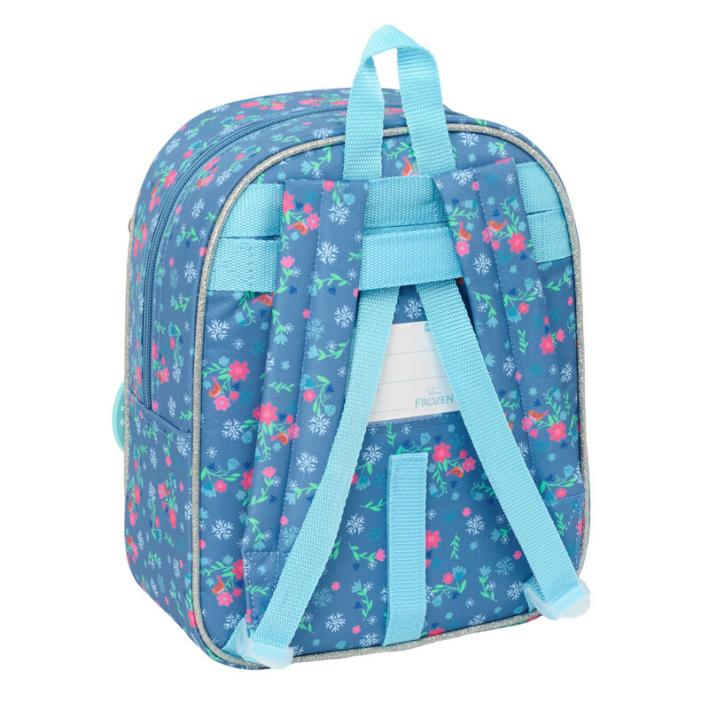 Mochila Frozen Disney azul de 27 cm con Elsa y Anna - 2
