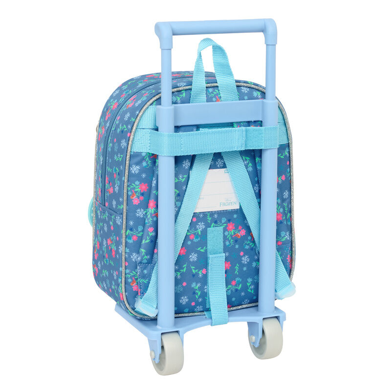 Trolley Frozen Disney azul con Elsa y Anna, mochila extraíble - 2