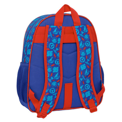 Mochila escolar azul de Cars con Rayo McQueen y Mate - 2