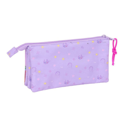 Portatodo triple lila Unicorn Academy con unicornio - 2