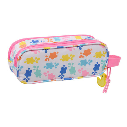 Portatodo doble rosa de Peppa Pig con dos compartimentos y asa lateral - 2