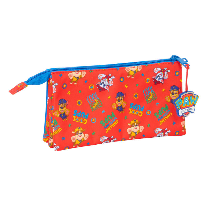 Portatodo triple azul SAFTA de Paw Patrol con tres compartimentos - 2