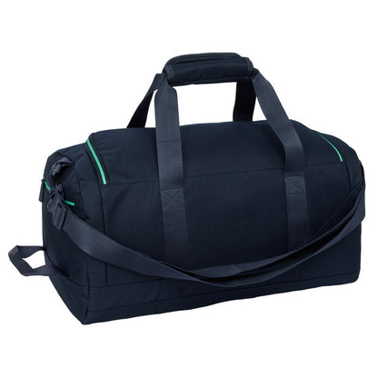 Bolsa de deporte azul marino del Real Madrid con detalles verdes - 2