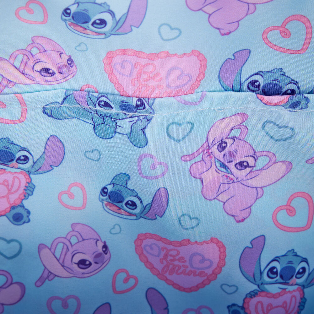 Mochila Disney Loungefly Be Mine con Stitch y Angel - 4