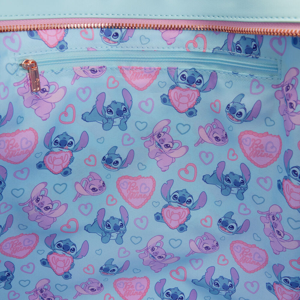 Bolso Disney Loungefly True Love con Angel y Stitch - 2