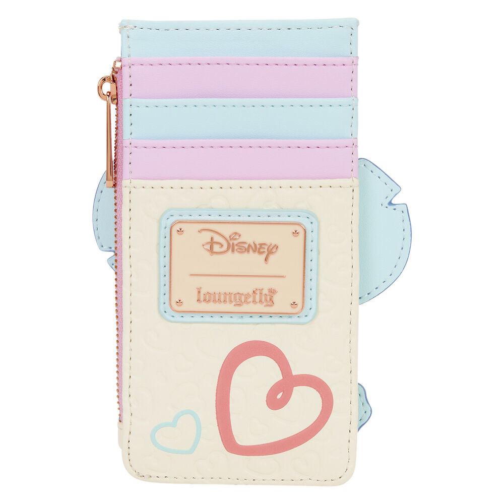 Tarjetero Be Mine de Stitch Disney Loungefly con corazón rosa - 2