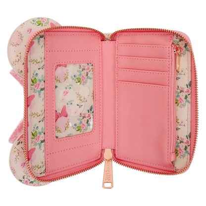 Cartera Floral de Minnie Disney Loungefly rosa con gran lazo - 3