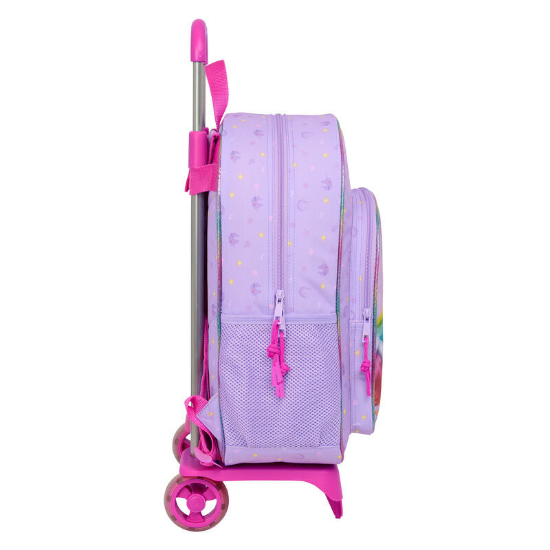 Trolley SAFTA Academia Unicornio en lavanda y rosa - 3