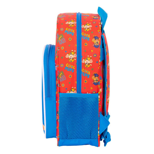 Mochila SAFTA Paw Patrol roja y azul con bolsillo frontal - 3