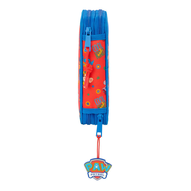 Plumier doble azul Paw Patrol de 29 piezas con dos compartimentos - 3
