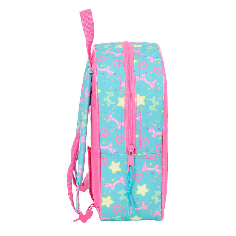 Mochila rosa y turquesa de Gabby's Dollhouse de 27 cm - 3