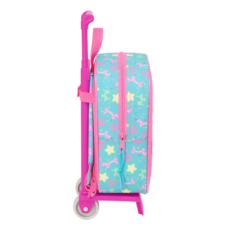 Trolley rosa y turquesa de La Casa de Muñecas de Gabby con mochila extraíble - 3