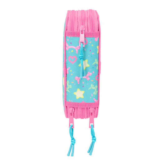 Plumier triple rosa de Gabby’s Dollhouse con tres compartimentos - 3