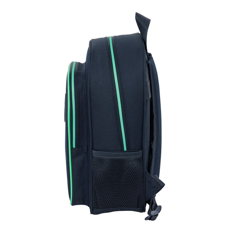 Mochila azul marino Real Madrid SAFTA con detalles verdes - 3