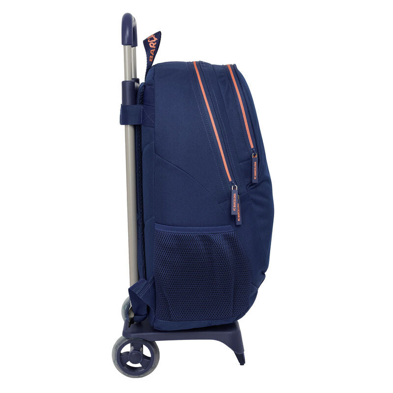 Trolley mochila extraíble SAFTA del F.C. Barcelona en azul marino - 3