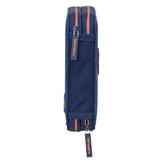 Plumier doble azul marino del F.C. Barcelona con 29 piezas - 3