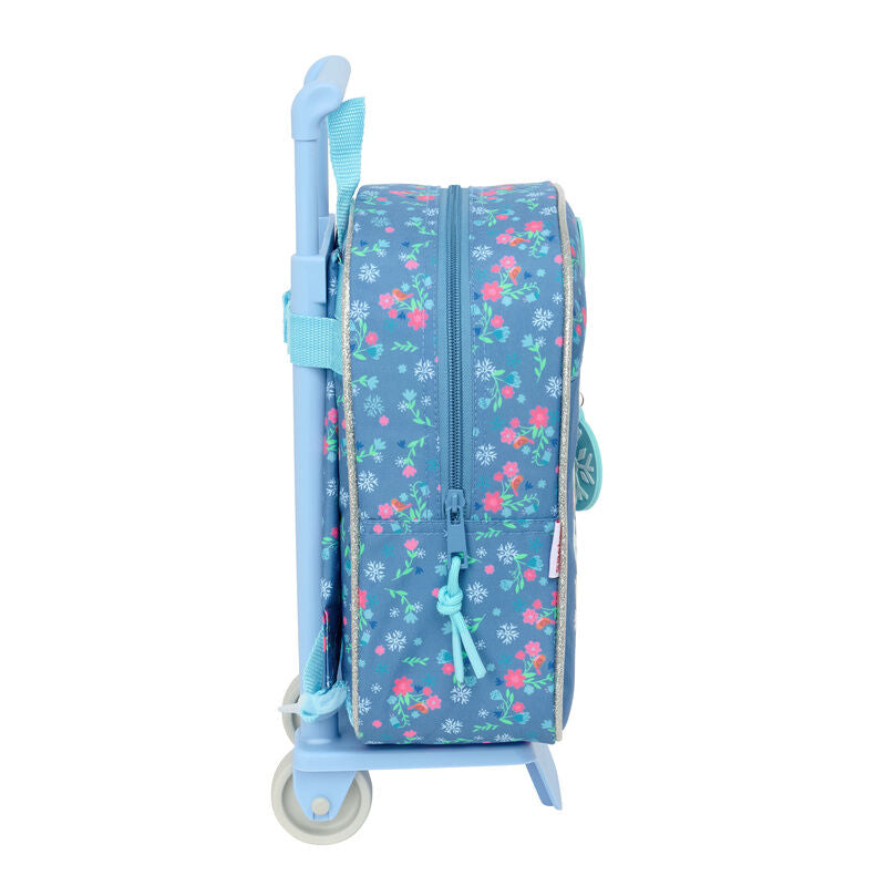 Trolley Frozen Disney azul con Elsa y Anna, mochila extraíble - 3