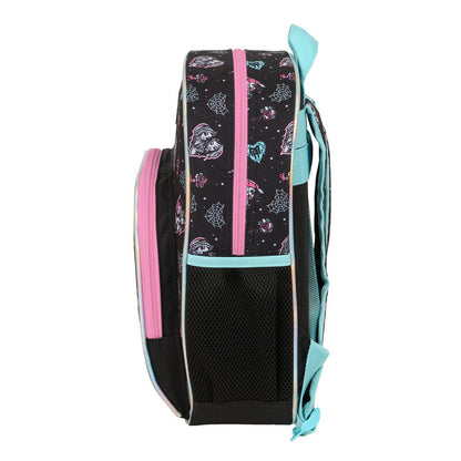 Mochila escolar Monster High negra y rosa de 34 cm - 3