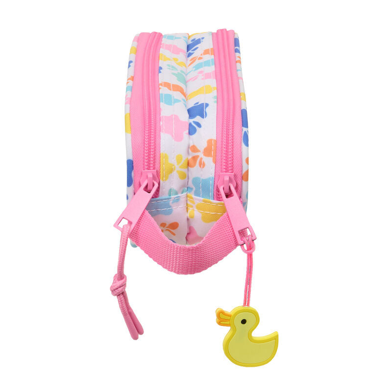 Portatodo doble rosa de Peppa Pig con dos compartimentos y asa lateral - 3