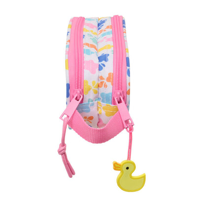 Portatodo doble rosa de Peppa Pig con dos compartimentos y asa lateral - 3