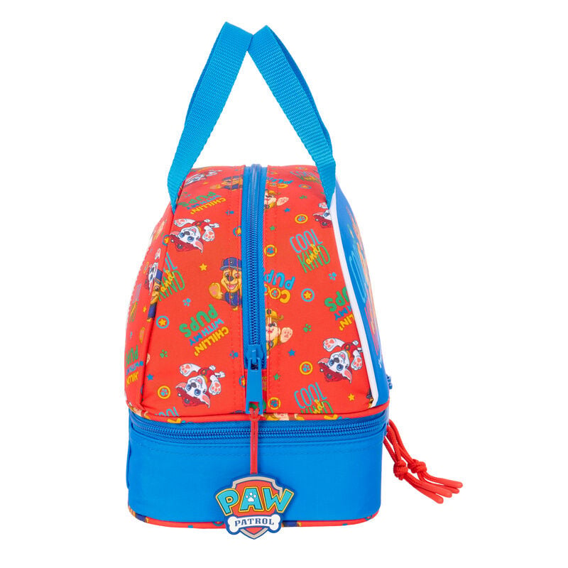 Bolsa portameriendas azul y roja de Paw Patrol con doble compartimento - 3