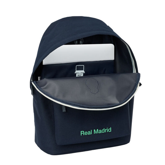 Mochila azul marino del Real Madrid SAFTA - 4
