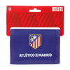Cartera azul del Atlético de Madrid SAFTA con escudo y bolsillo para monedas