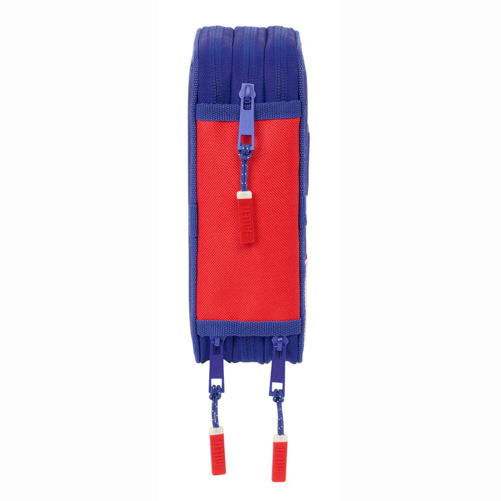 Plumier triple del Atlético de Madrid SAFTA en azul, rojo y blanco - 2