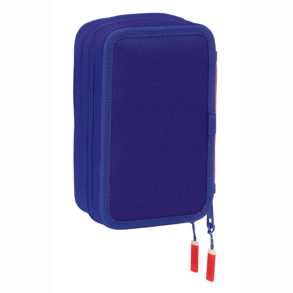 Plumier triple del Atlético de Madrid SAFTA en azul, rojo y blanco - 3