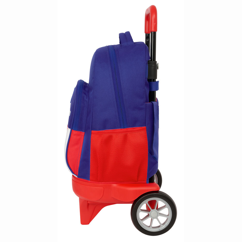 Trolley SAFTA del Atlético de Madrid azul, rojo y blanco con mochila extraíble - 2