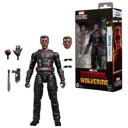 Figura articulada de Blade Marvel Legends Series de 15 cm con espada y arma - 10
