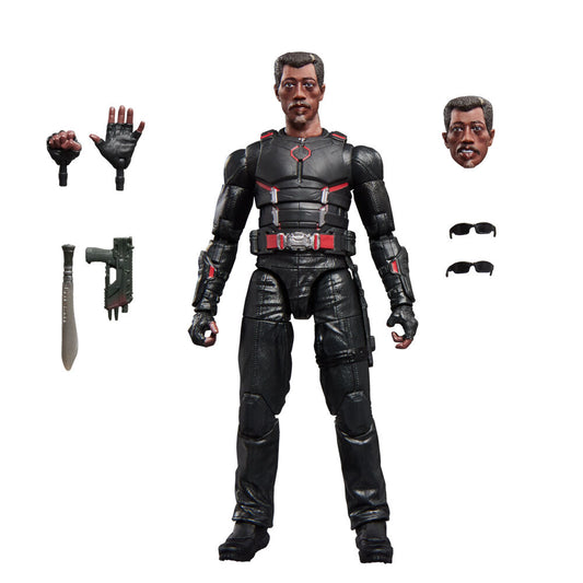 Figura articulada de Blade Marvel Legends Series de 15 cm con espada y arma - 3