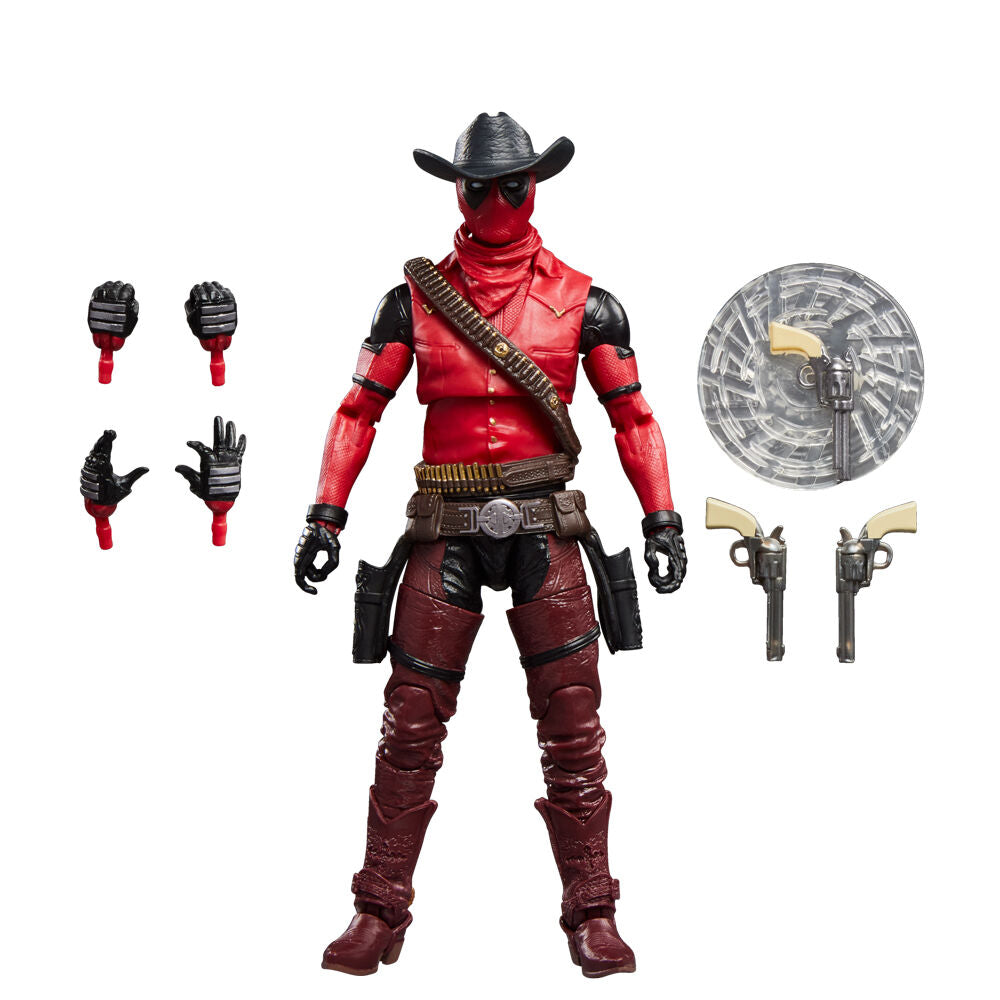 Figura articulada Cowboypool de Deadpool de 15 cm con sombrero y escudo - 3