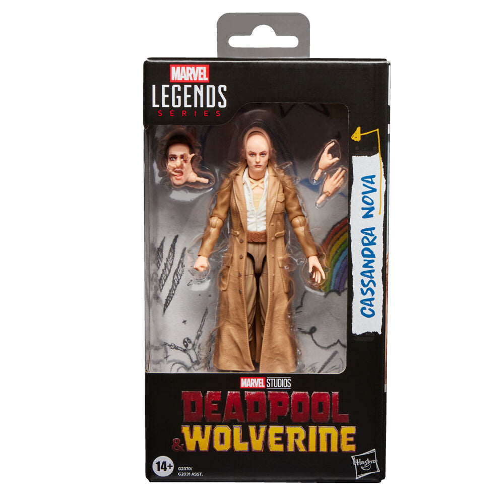 Figura articulada de Cassandra Nova Marvel Legends con abrigo beige - 4
