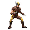 Figura articulada de Wolverine con traje marrón y amarillo