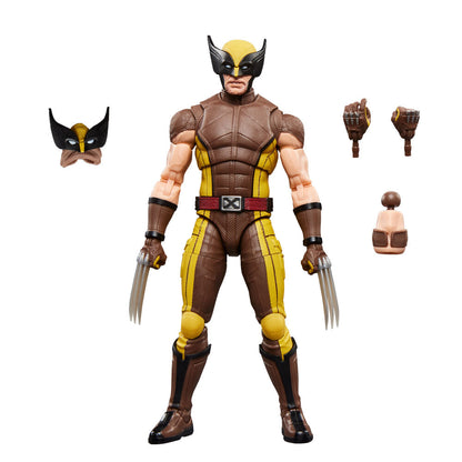 Figura articulada de Wolverine con traje marrón y amarillo - 3