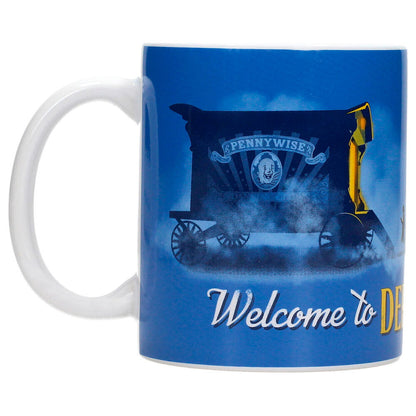 Taza de cerámica IT Welcome to Derry con diseño de circo y globo rojo - 4