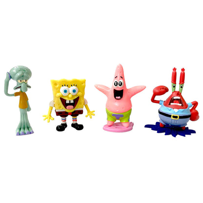 Blíster COMANSI con cuatro figuras de Bob Esponja - 2