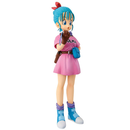 Figura Ichibansho de Bulma de Dragon Ball Z con vestido rosa y cabello azul - 2