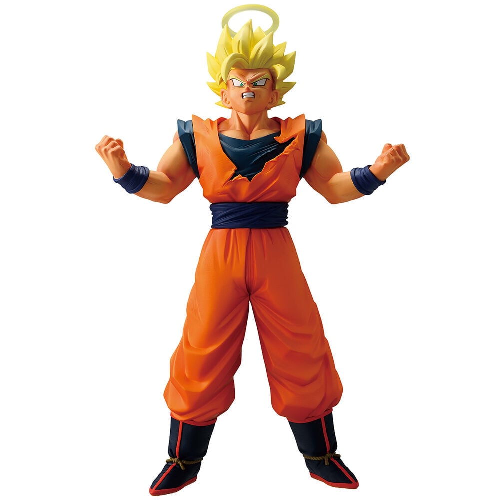 Figura Ichibansho de Super Saiyan 2 Son Goku con uniforme naranja