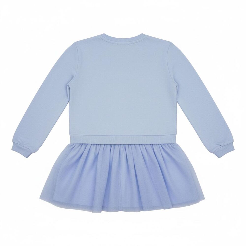 Sudadera vestido infantil Stitch Disney azul claro