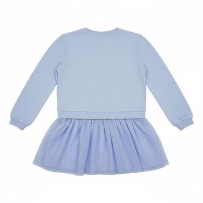Sudadera vestido infantil Stitch Disney azul claro