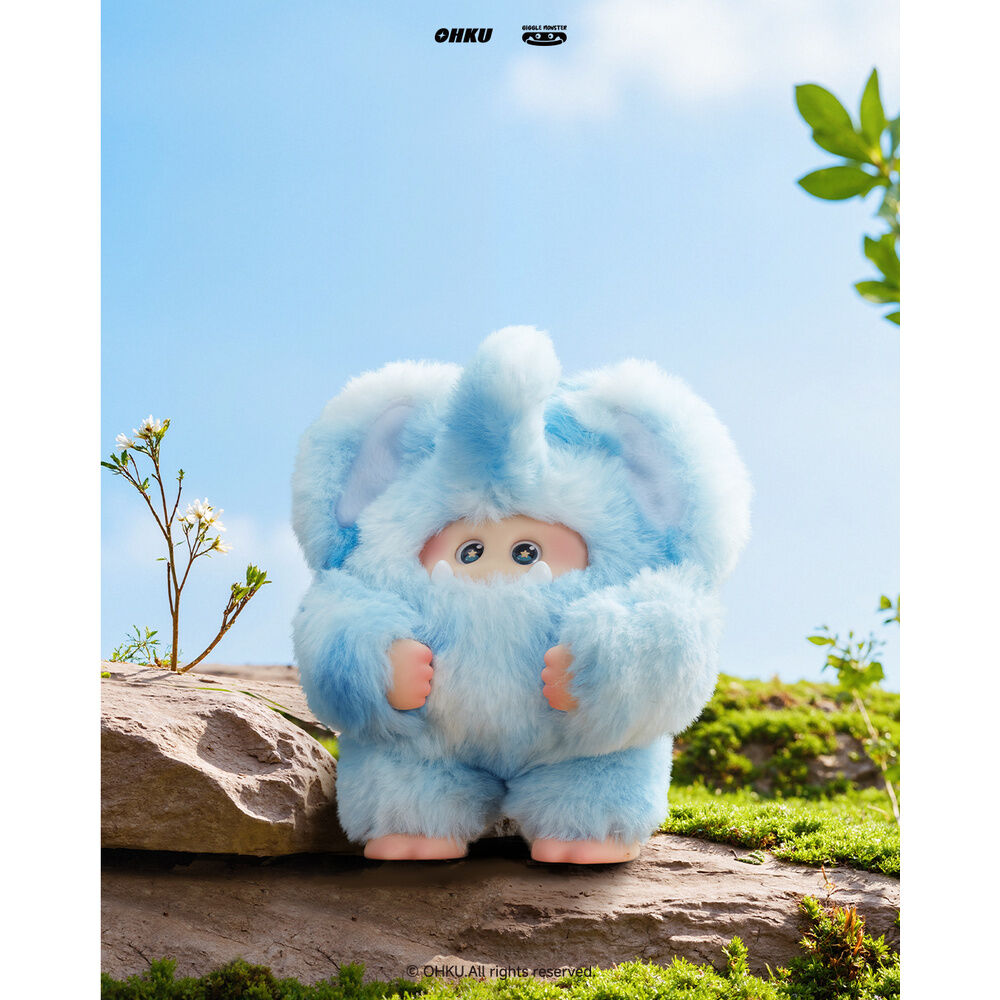 Muñecos sorpresa OHKU Giggle Monster Bosque Peludo con anilla - 5