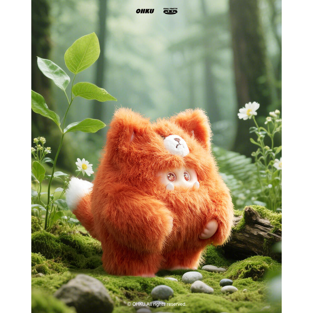 Muñecos sorpresa OHKU Giggle Monster Bosque Peludo con anilla - 7