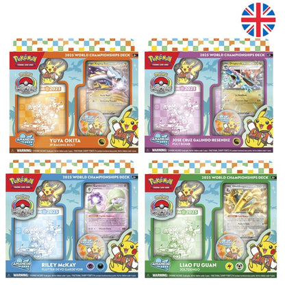 World Championships Deck 2025 de Pokémon en inglés, cuatro variantes