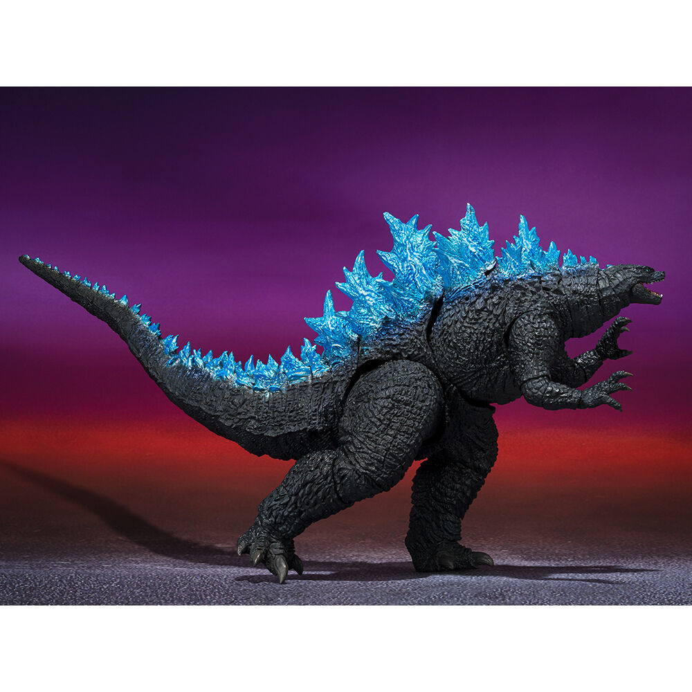 Figura articulada Godzilla 2024 de 16 cm con placas dorsales azules - 2