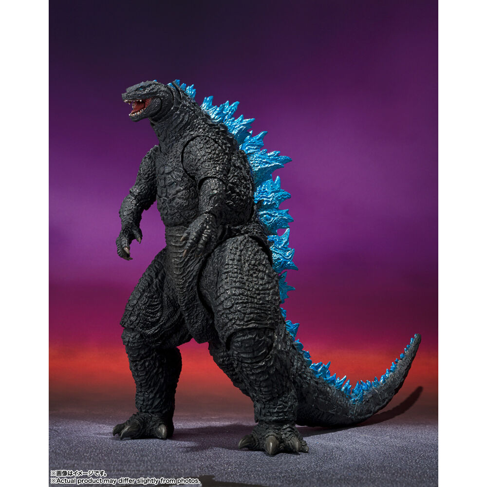 Figura articulada Godzilla 2024 de 16 cm con placas dorsales azules - 5