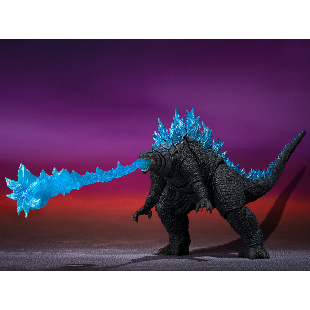 Figura articulada Godzilla 2024 de 16 cm con placas dorsales azules - 6