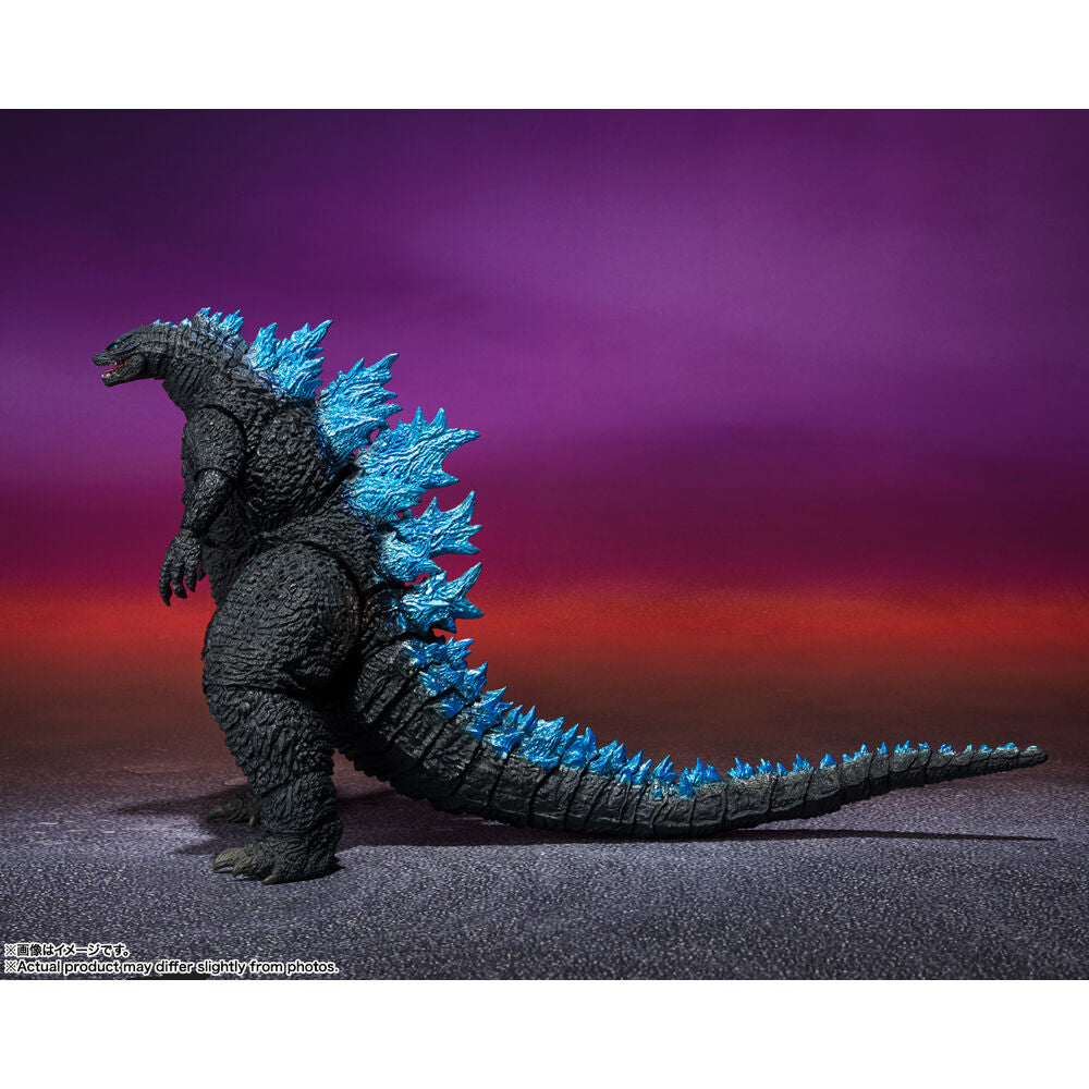 Figura articulada Godzilla 2024 de 16 cm con placas dorsales azules - 8