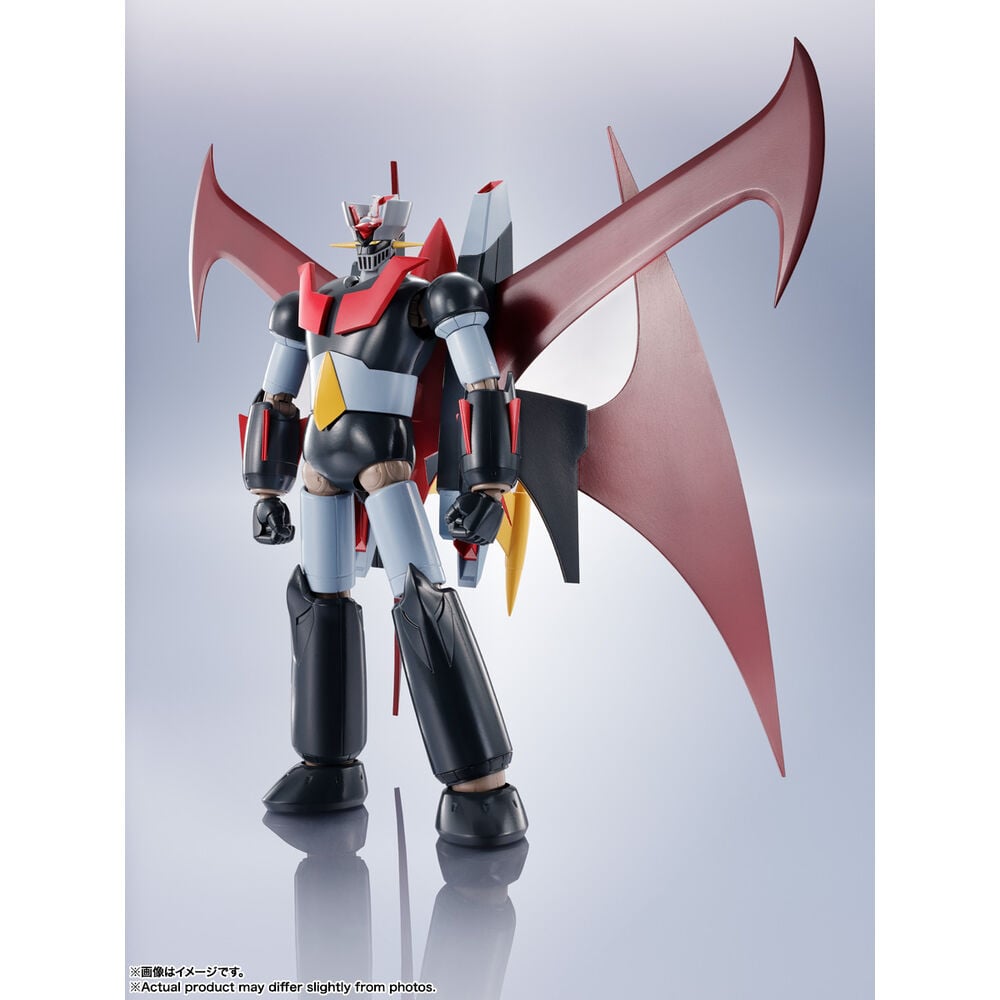 Figura articulada Mazinger X con Jet Scrander X y grandes alas rojas